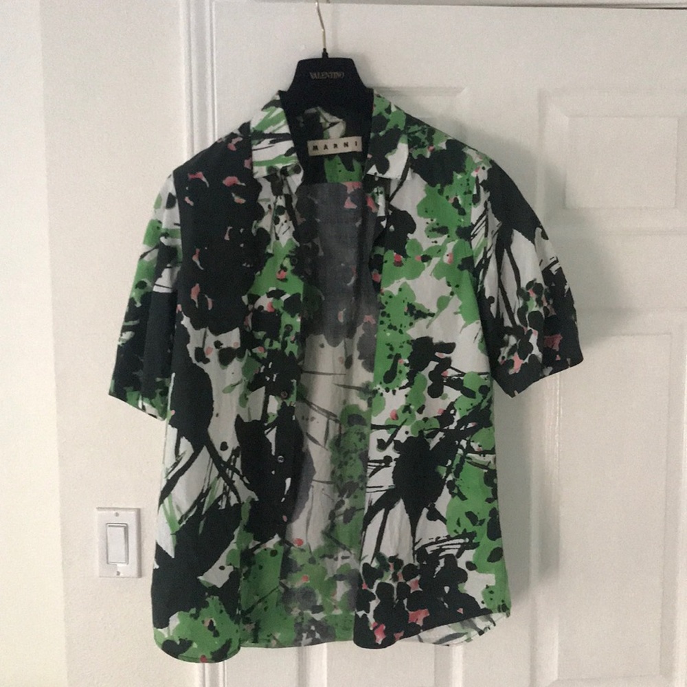 Green/black Marni shirt L